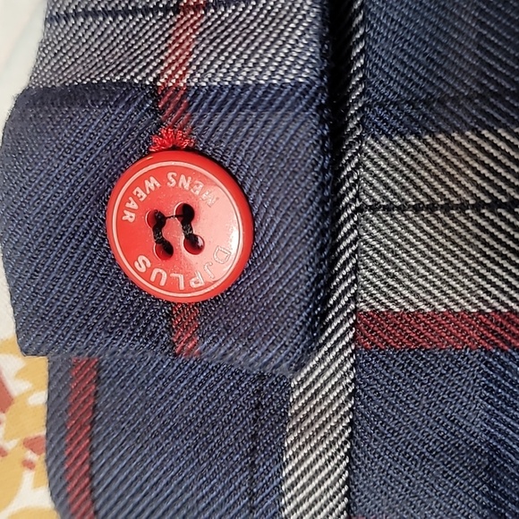 DJ PLUS multi colored plaid slim fit pants size 36 - Picture 4 of 5